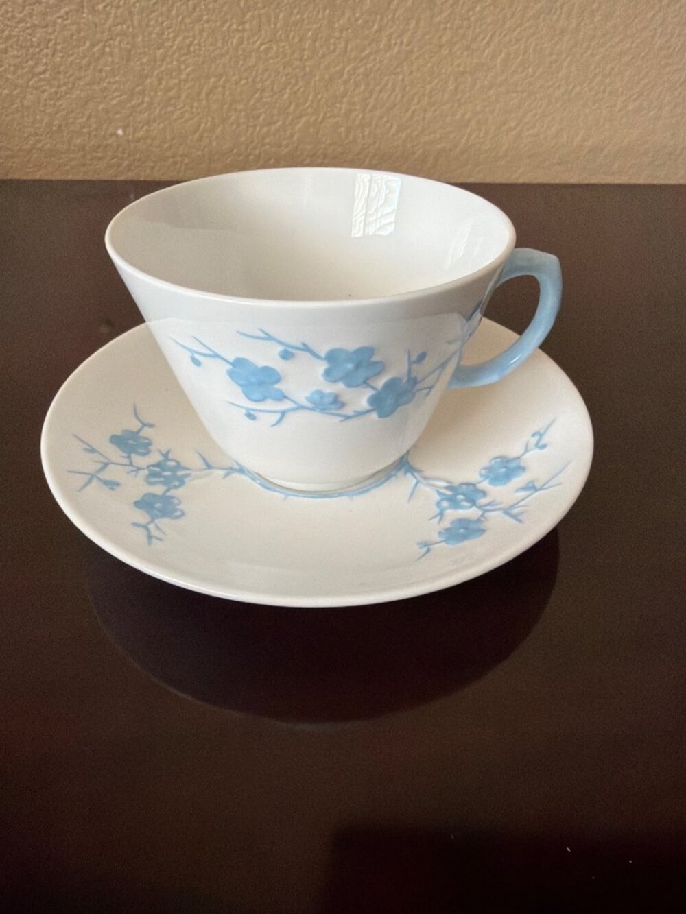 Vintage Spode Copeland's China Blanche de Chine Teacup & Saucer Set England